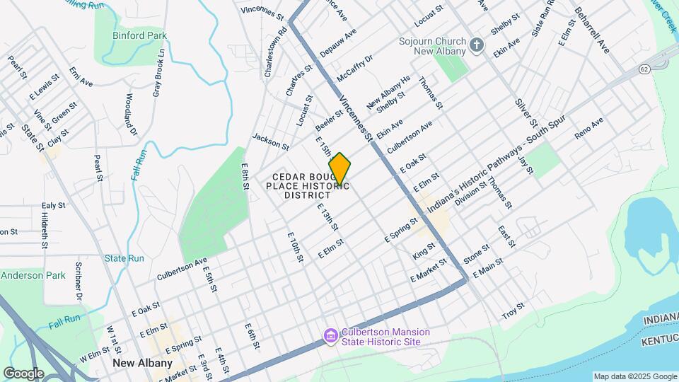 1408 Culbertson Ave Mapa y Detalles de la Ubicación