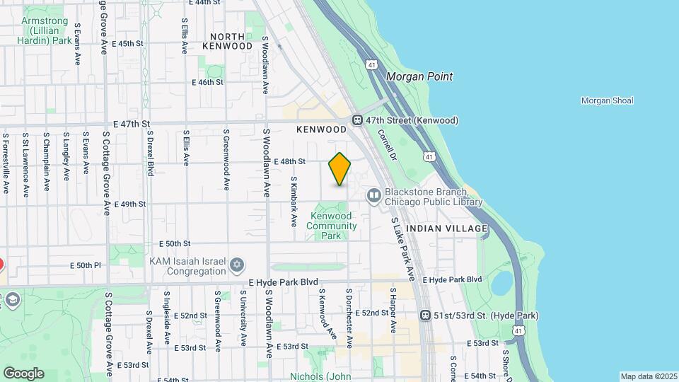 4840 S Dorchester Ave Map and Location Details