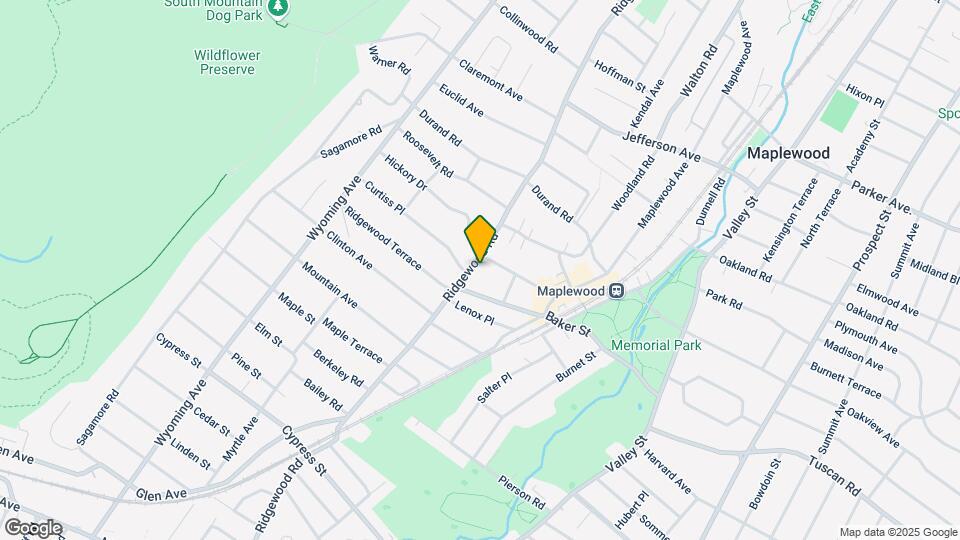 580 Ridgewood Rd Map and Location Details