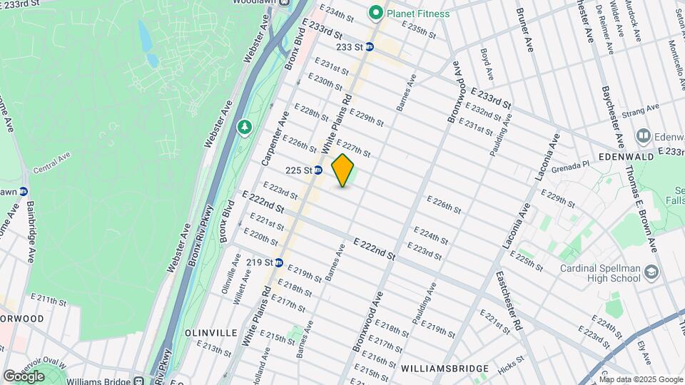 749 E 224th St Map and Location Details