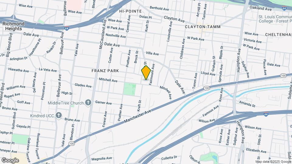 6651 Mitchell Ave, Unit 2nd floor Map and Location Details
