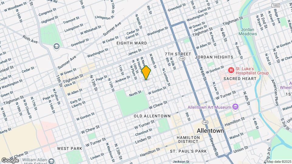 950 Liberty St Map and Location Details