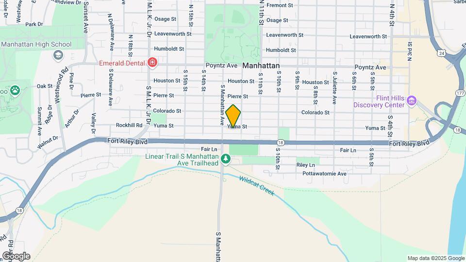 1213 Yuma St Map and Location Details