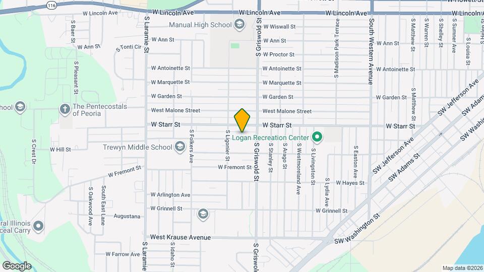 2601 W Latrobe St Map and Location Details