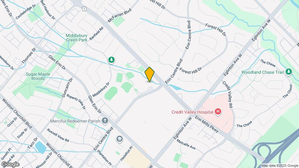 2565 Erin Centre Blvd Map and Location Details