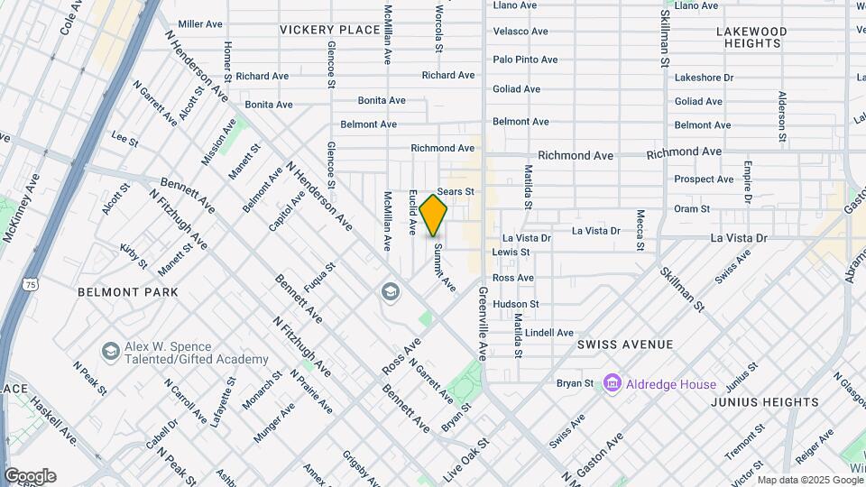 1847 Summit Ave Map and Location Details