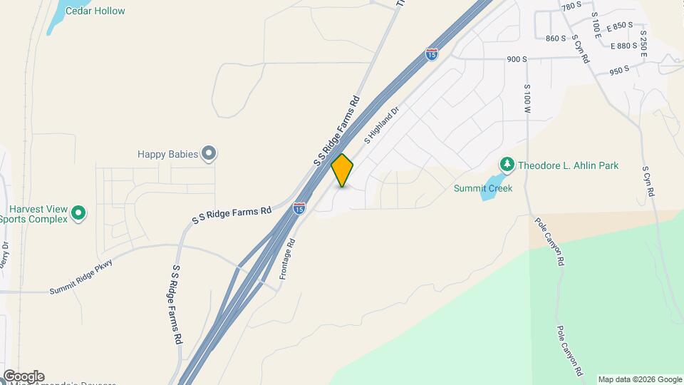1323 S Raintree Ln Mapa y Detalles de la Ubicación
