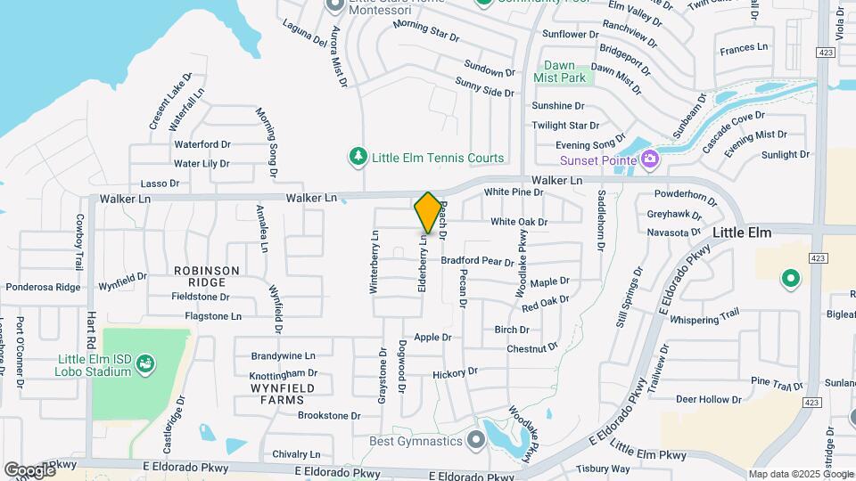 2717 Elderberry Ln Map and Location Details