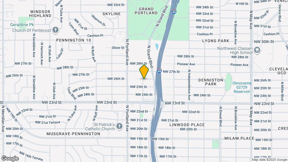 3528 NW 26th St Map and Location Details