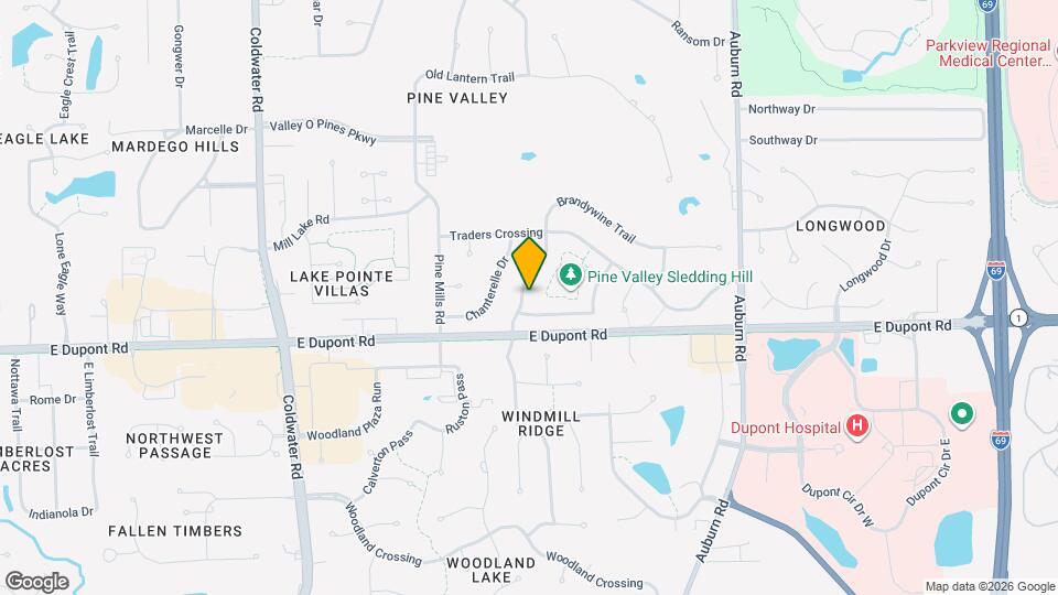 10512 Brandywine Dr Map and Location Details