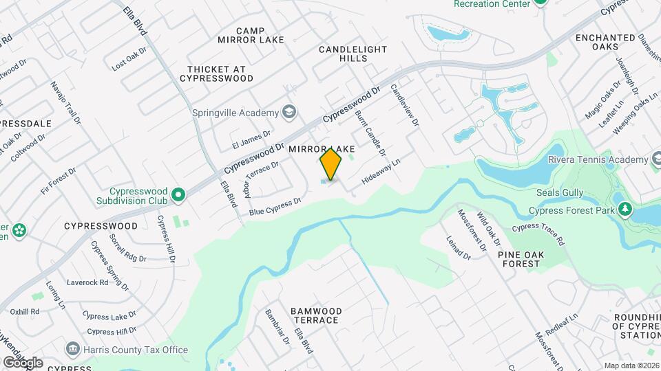 18723 Mirror Lake Dr Map and Location Details