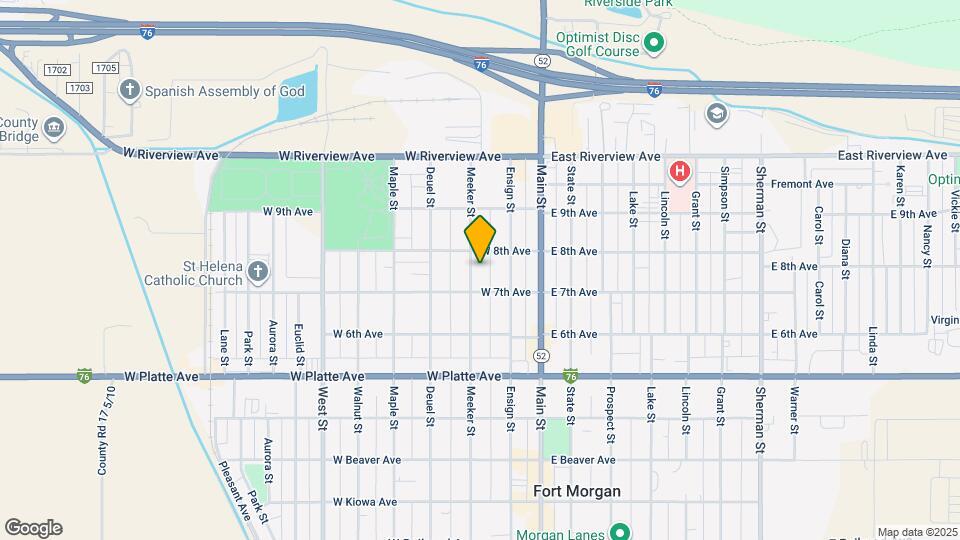 816 Meeker St Map and Location Details