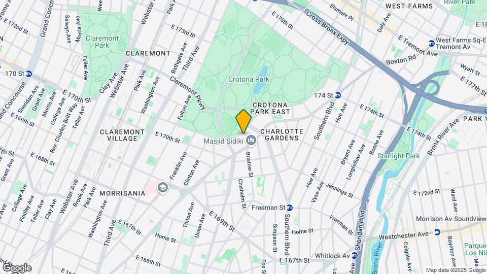 1432 Crotona Park E Map and Location Details