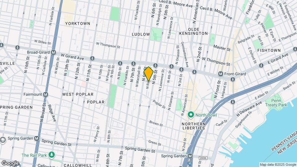 953 N Randolph St Map and Location Details