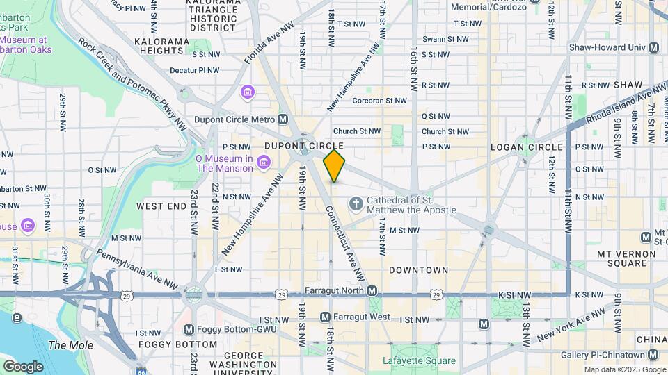 1325 18th St NW Map and Location Details