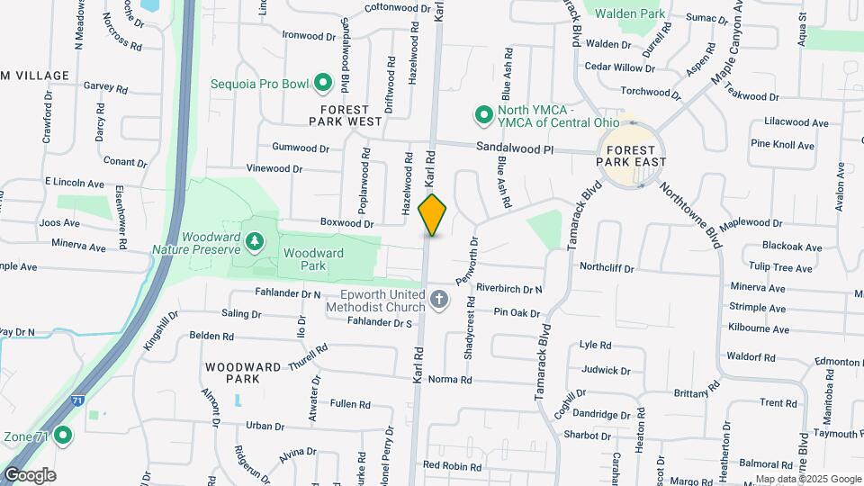 5196 Karl Rd Map and Location Details