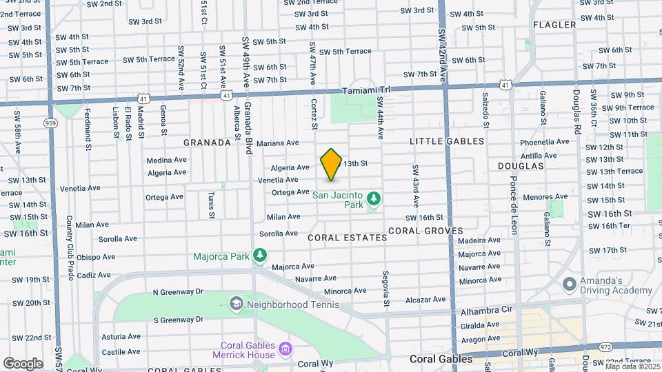 4655 SW 14th St Map and Location Details