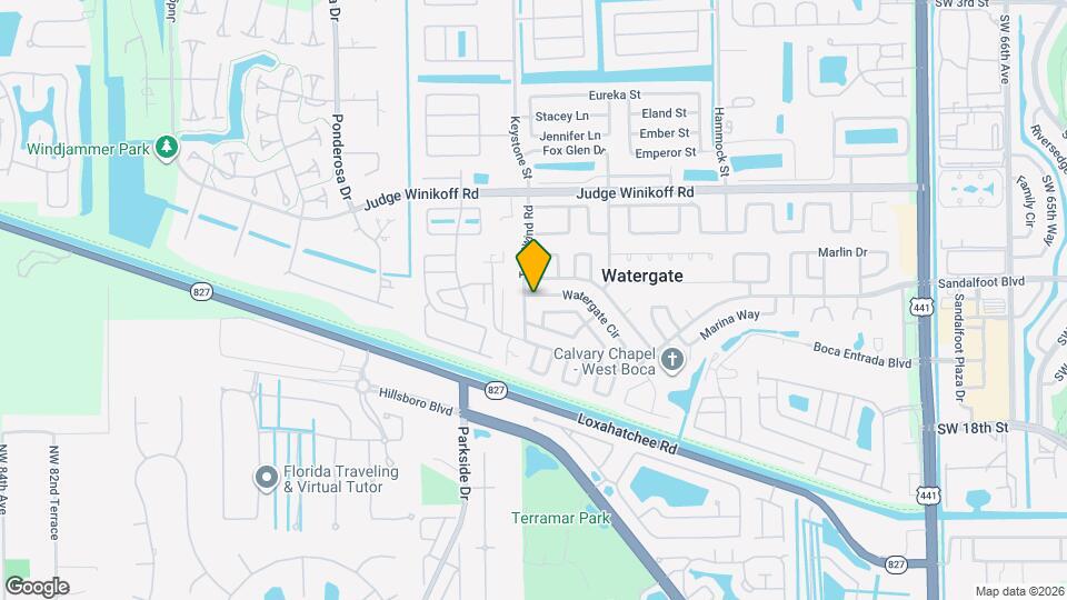 11962 Watergate Cir Map and Location Details