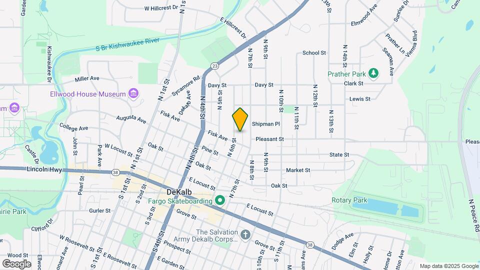 512 N 6th St, Unit 1 Map and Location Details