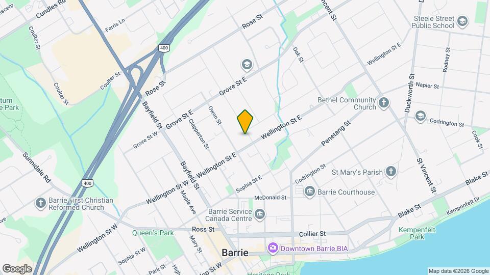 74 Peel St Map and Location Details