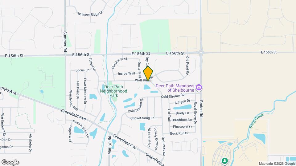 15397 Dry Creek Rd Map and Location Details