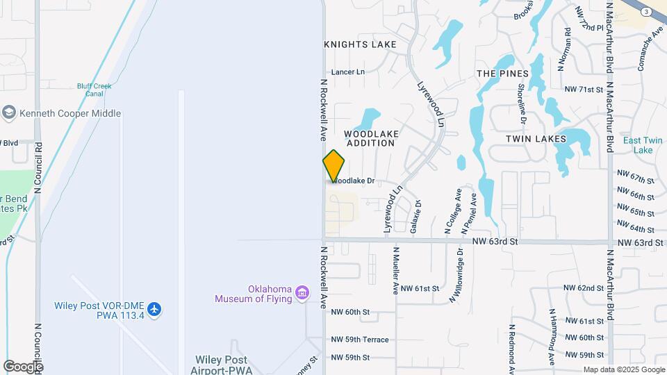7022 Woodlake Dr Map and Location Details