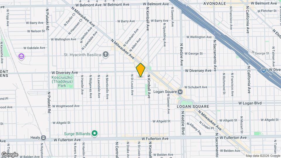 3430 W Parker Ave Map and Location Details