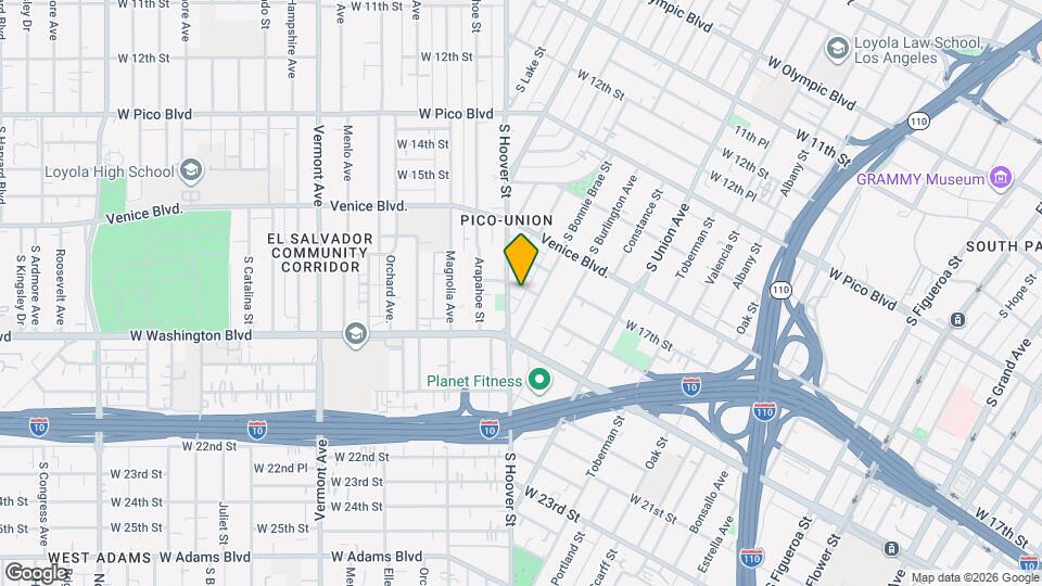 1316 W 18th St, Unit Unit B Map and Location Details