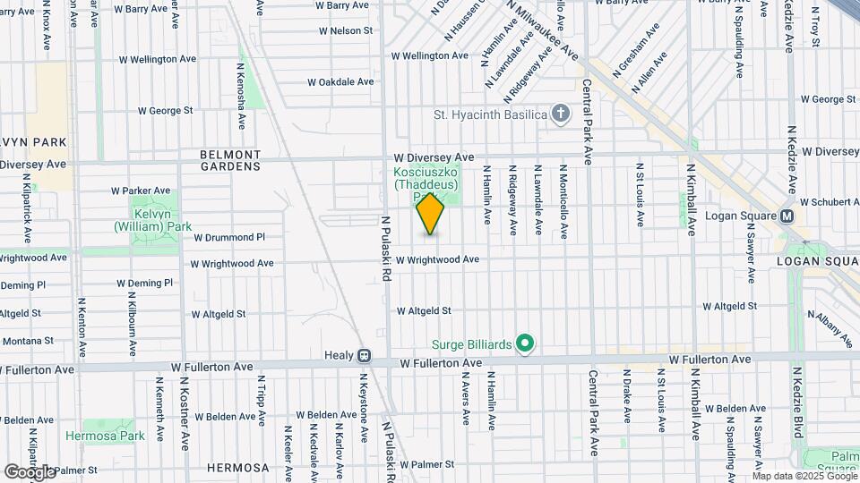 2614 N Springfield Ave, Unit 1F Mapa y Detalles de la Ubicación
