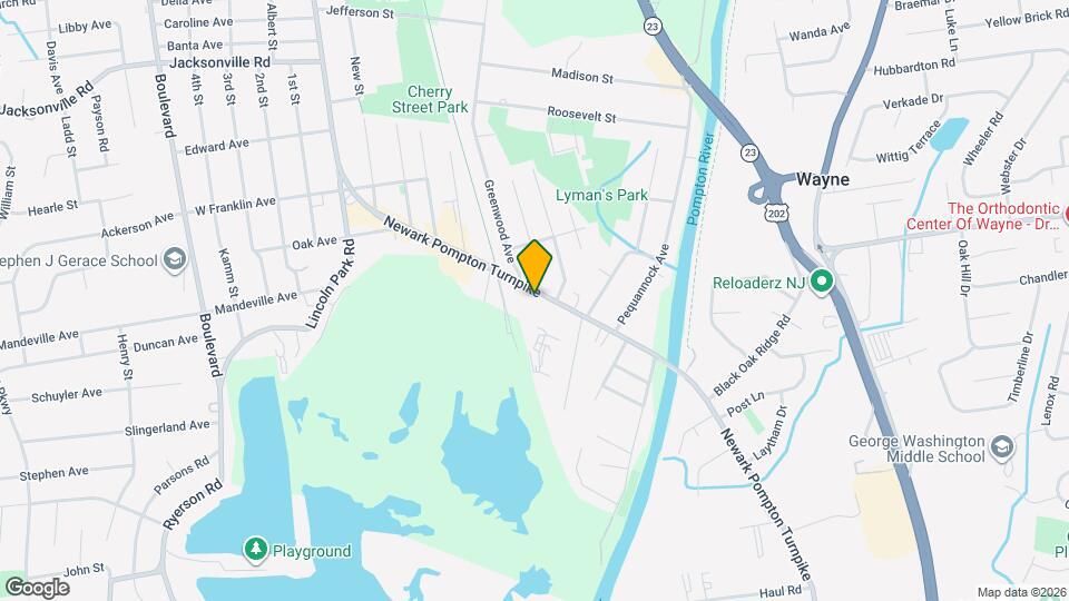 105 Newark Pompton Turnpike Map and Location Details