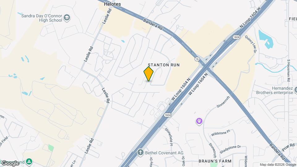 9839 Diamond Cliff Dr Map and Location Details