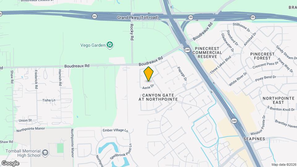 11815 Terrero Ct Mapa y Detalles de la Ubicación