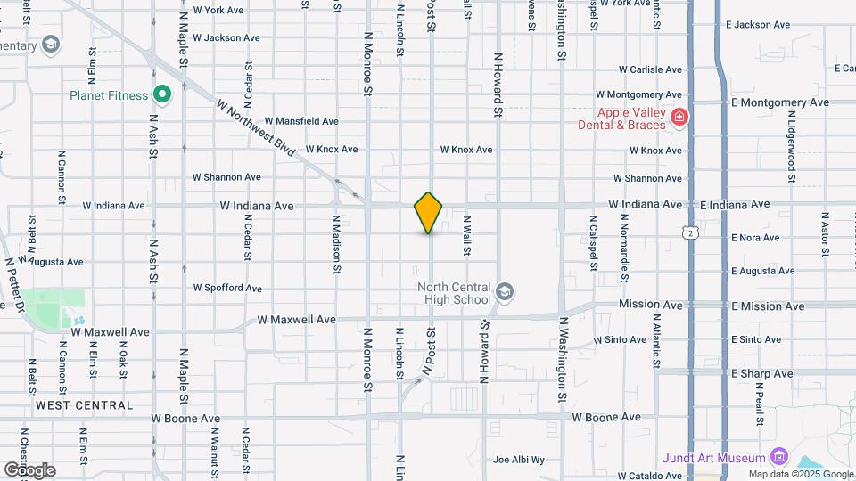 803 W Nora Ave Mapa y Detalles de la Ubicación