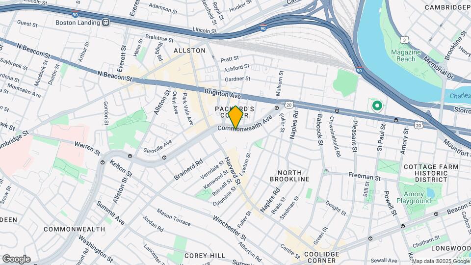 1194 Commonwealth Ave Map and Location Details