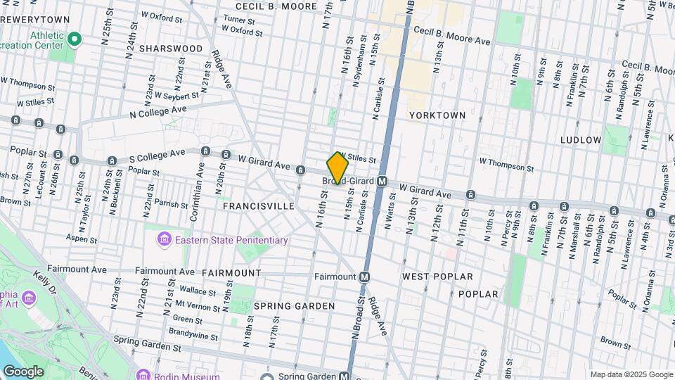 1516 Cambridge St Map and Location Details