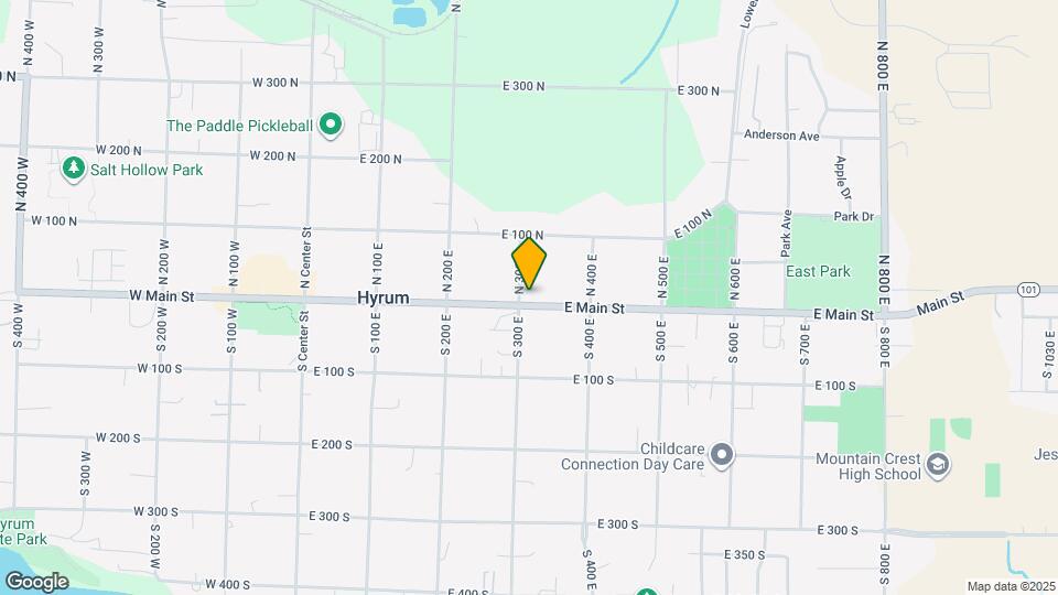 14 N 300 E Mapa y Detalles de la Ubicación