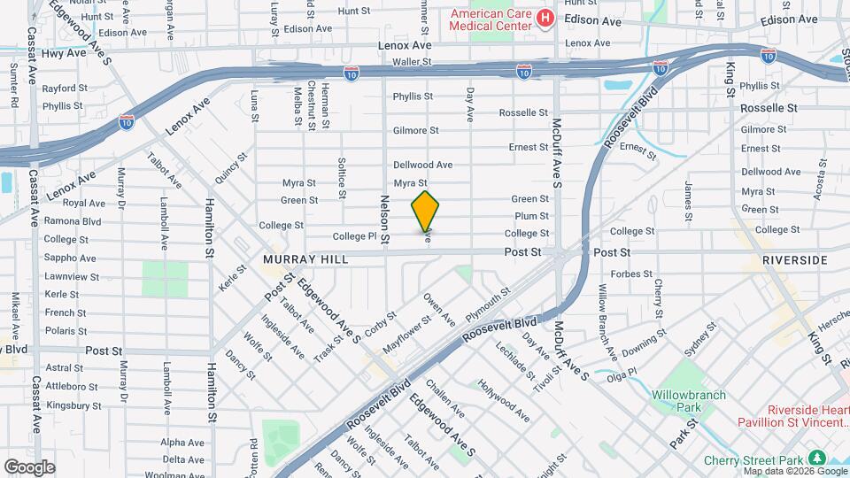 3302 College St Map and Location Details