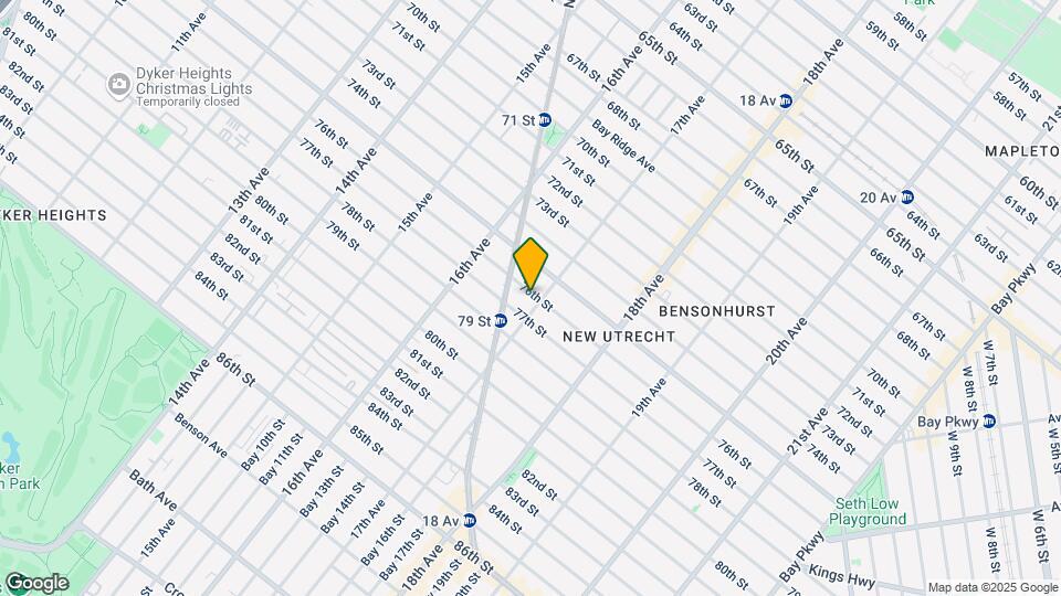 1684 76th St Map and Location Details
