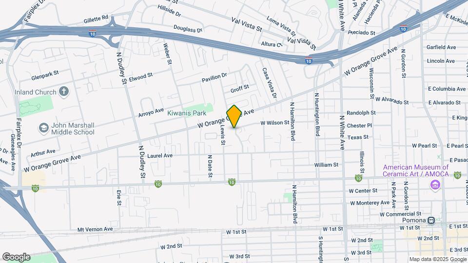 867 N Currier St Map and Location Details