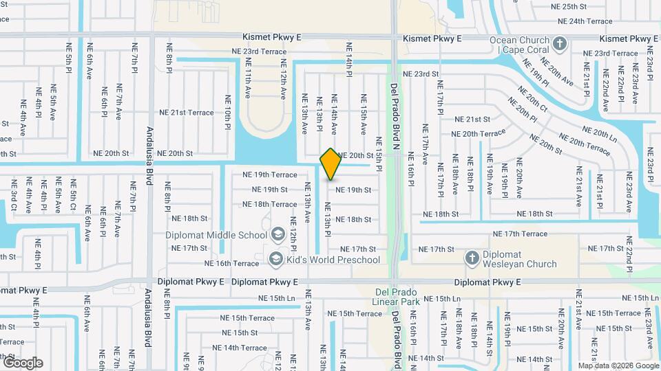 1321 NE 19th St Map and Location Details