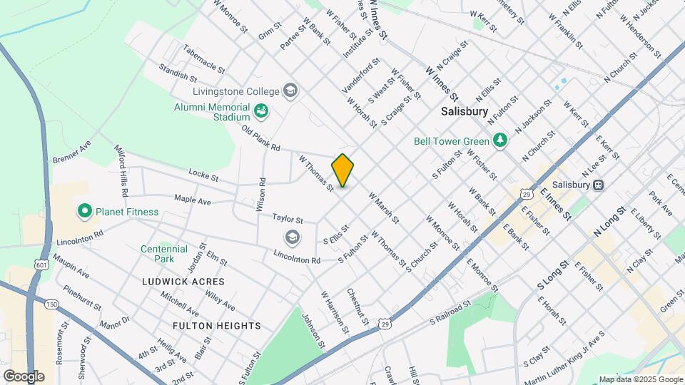 628 S Caldwell St Map and Location Details