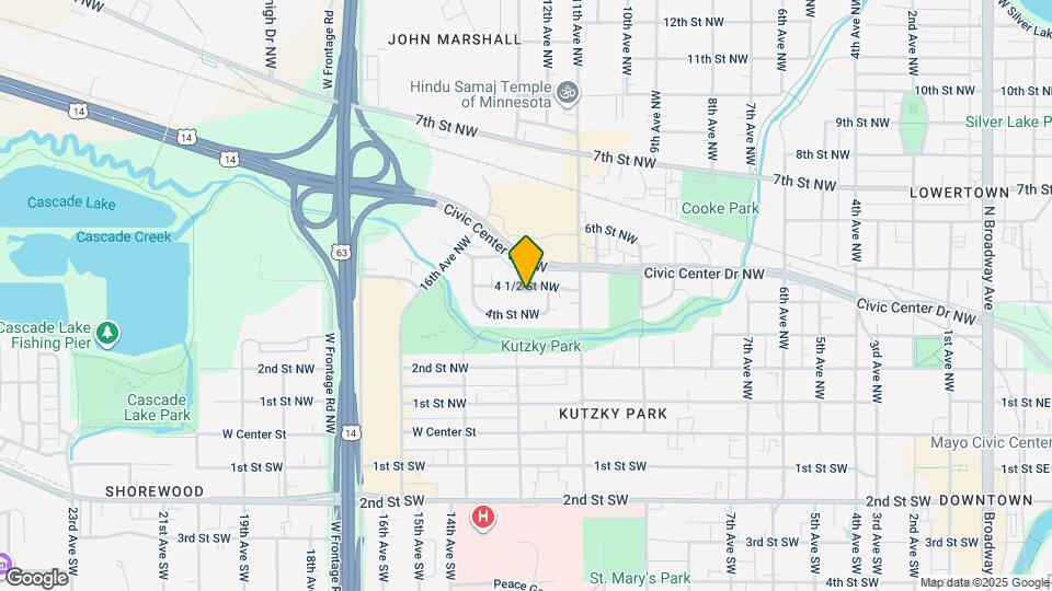 1220-4 1/2 4 1/2 St NW Map and Location Details