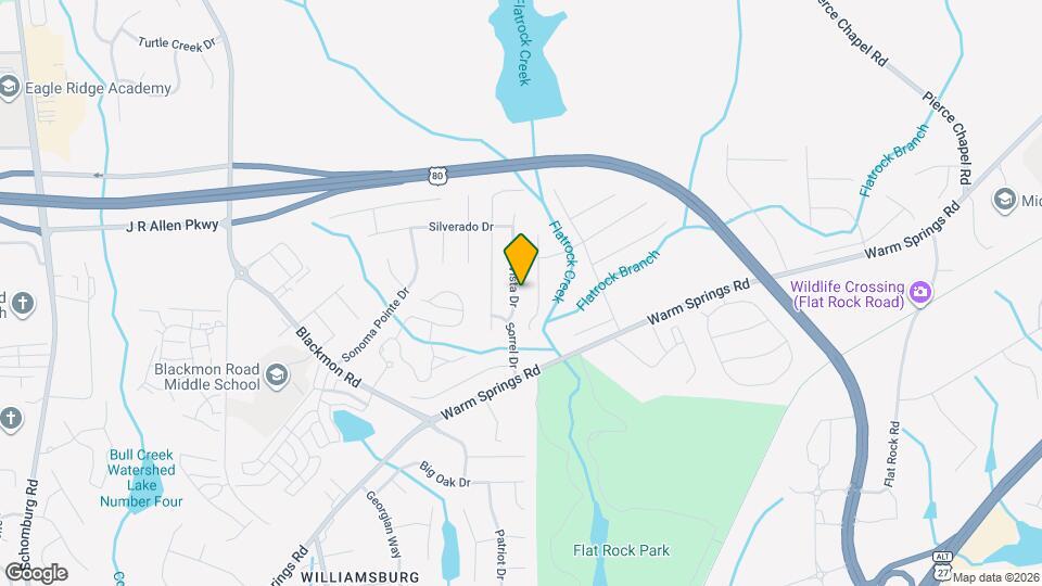 7314 San Vista Dr Map and Location Details