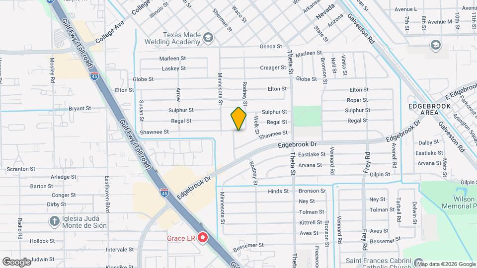 1018 Shawnee St Mapa y Detalles de la Ubicación