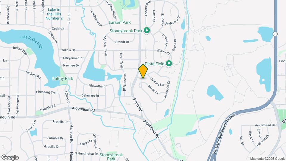 921 Mesa Dr Map and Location Details