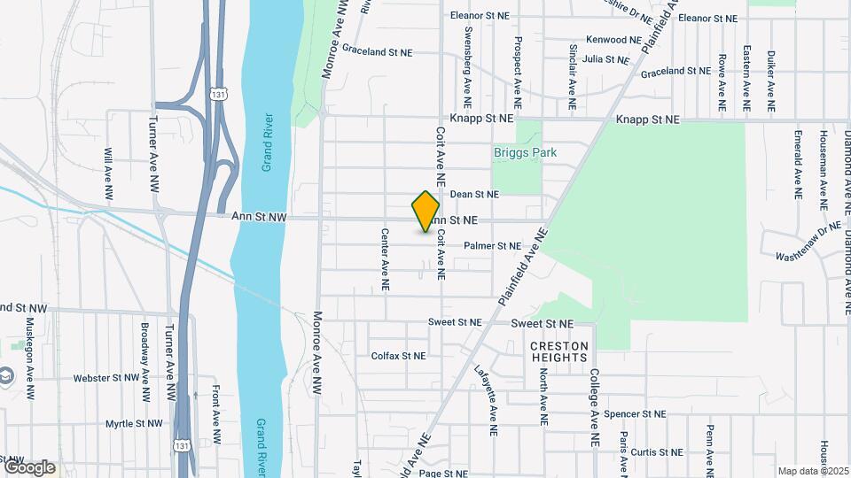 151 Palmer St NE, Unit 151 Palmer NE Downstairs Map and Location Details