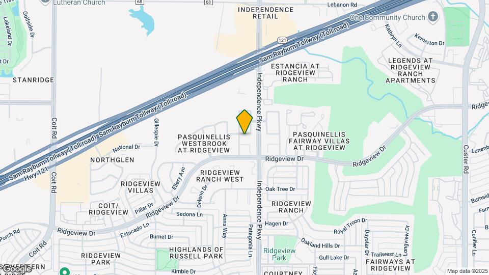 3016 Glen Meadow Dr Map and Location Details