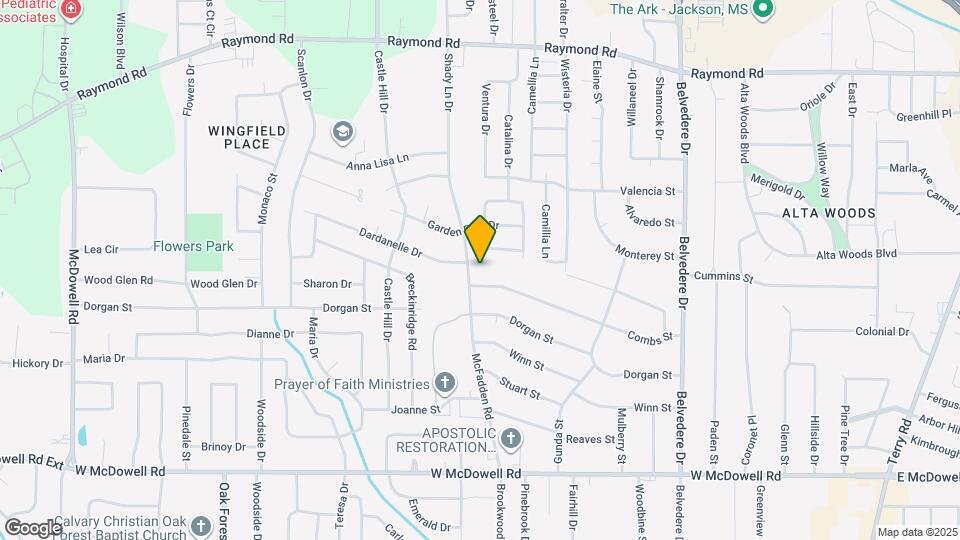 2122 McFadden Rd Mapa y Detalles de la Ubicación