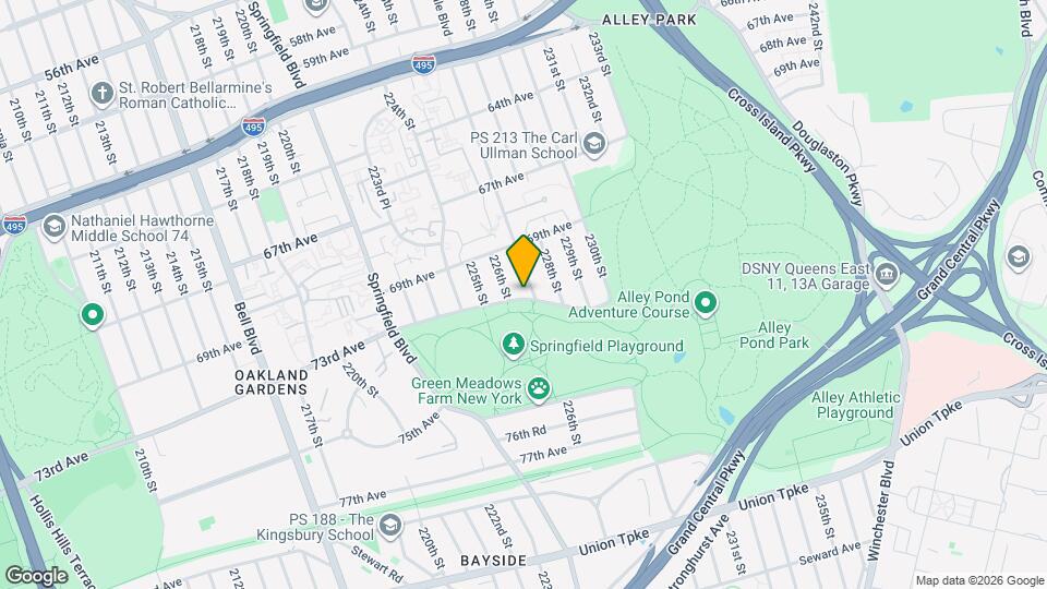 69-52 Cloverdale Blvd Map and Location Details