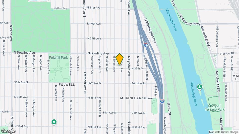 3701 N Aldrich Ave Map and Location Details